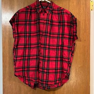 XS Madewell short sleeved button down